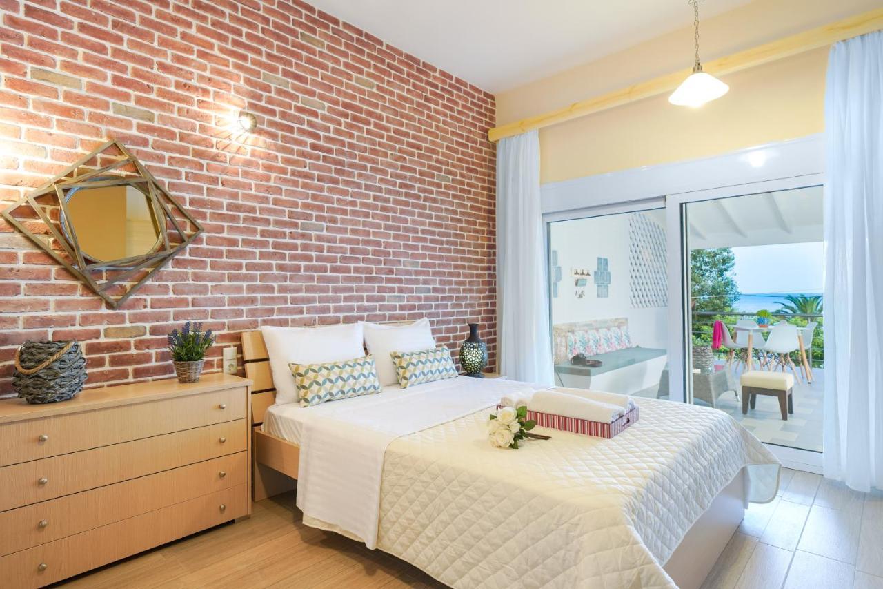 Golden Beachside Terrace Chrysi Ammoudia Luaran gambar