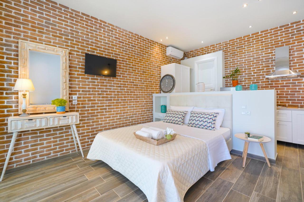 Golden Beachside Terrace Chrysi Ammoudia Luaran gambar