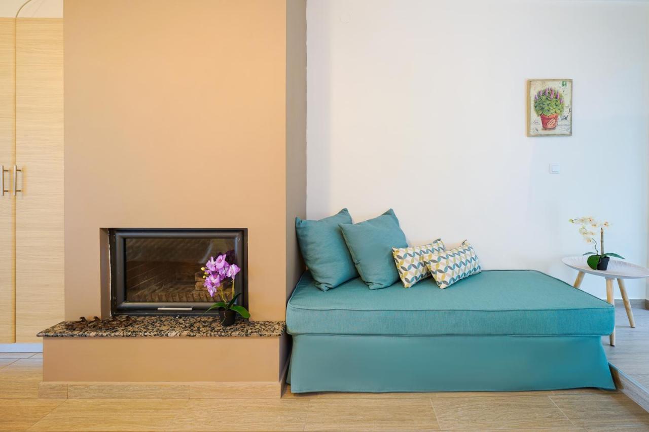Golden Beachside Terrace Chrysi Ammoudia Luaran gambar
