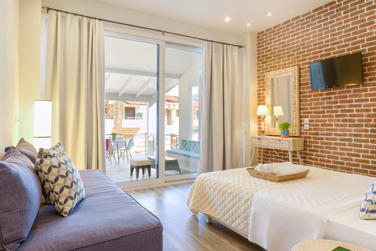 Golden Beachside Terrace Chrysi Ammoudia Luaran gambar