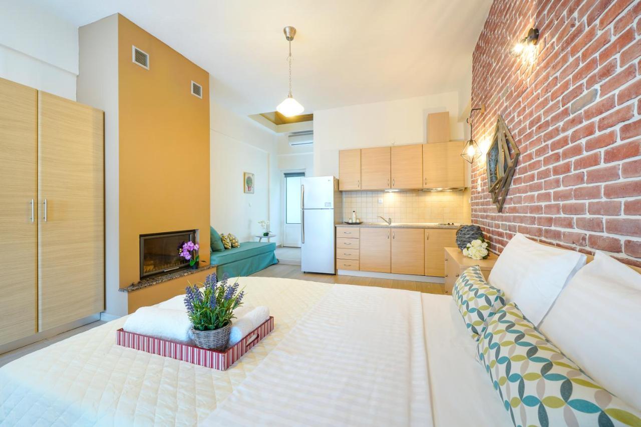 Golden Beachside Terrace Chrysi Ammoudia Luaran gambar