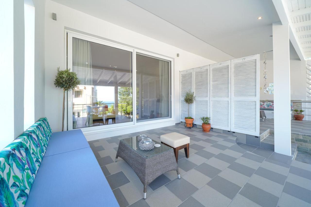 Golden Beachside Terrace Chrysi Ammoudia Luaran gambar
